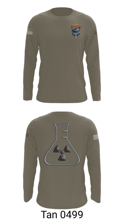 USS Mississippi 78195708 Long Sleeve Performance Shirt - 35