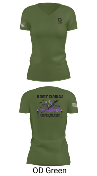 Women's Short Sleeve Vneck Shirt, , Army, Teamtime, Team time, sublimation, custom sports apparel, team uniforms, spirit wear, spiritwear, sports uniforms, custom shirts, team store, custom team store, fundraiser sports, apparel fundraiser