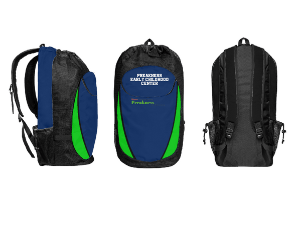 Gear Bag, Preakness Early Childhood Center, Spirit Store, Teamtime, Team time, sublimation, custom sports apparel, team uniforms, spirit wear, spiritwear, sports uniforms, custom shirts, team store, custom team store, fundraiser sports, apparel fundraiser