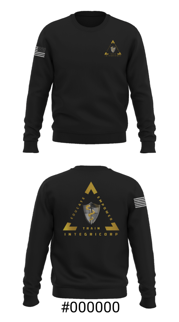 Crew Neck Sweatshirt, IntegriCorp, , Teamtime, Team time, sublimation, custom sports apparel, team uniforms, spirit wear, spiritwear, sports uniforms, custom shirts, team store, custom team store, fundraiser sports, apparel fundraiser