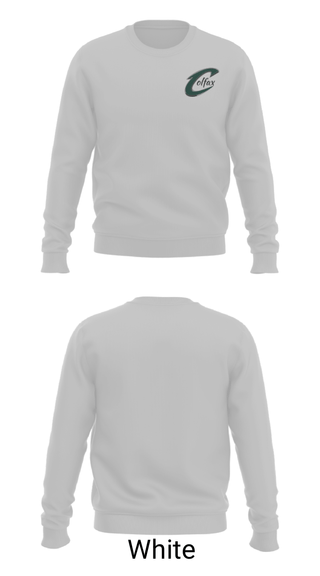 Crew Neck Sweatshirt, Colfax High School Basketball, Women's Basketball, Teamtime, Team time, sublimation, custom sports apparel, team uniforms, spirit wear, spiritwear, sports uniforms, custom shirts, team store, custom team store, fundraiser sports, apparel fundraiser
