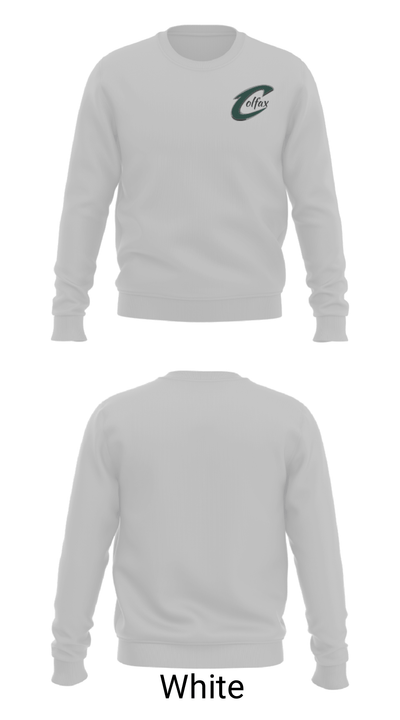Colfax High School Basketball 54592457 Crew Neck Sweatshirt - 2