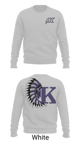 Crew Neck Sweatshirt, Keokuk High School, Spirit Store, Teamtime, Team time, sublimation, custom sports apparel, team uniforms, spirit wear, spiritwear, sports uniforms, custom shirts, team store, custom team store, fundraiser sports, apparel fundraiser