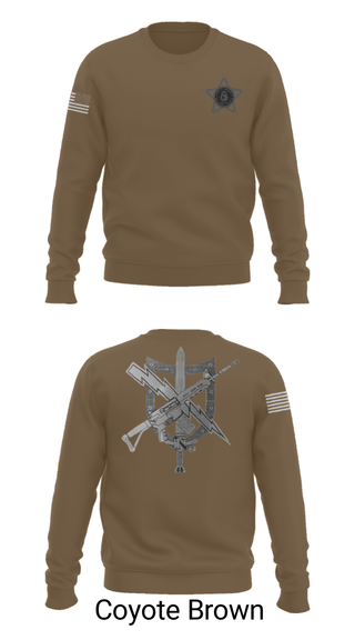 Crew Neck Sweatshirt, , Police, Teamtime, Team time, sublimation, custom sports apparel, team uniforms, spirit wear, spiritwear, sports uniforms, custom shirts, team store, custom team store, fundraiser sports, apparel fundraiser