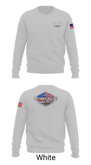Crew Neck Sweatshirt, RBJ Concrete, , Teamtime, Team time, sublimation, custom sports apparel, team uniforms, spirit wear, spiritwear, sports uniforms, custom shirts, team store, custom team store, fundraiser sports, apparel fundraiser