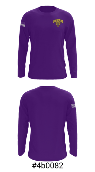 Long Sleeve Performance Shirt, Rosa Parks Middle School, Spirit Store, Teamtime, Team time, sublimation, custom sports apparel, team uniforms, spirit wear, spiritwear, sports uniforms, custom shirts, team store, custom team store, fundraiser sports, apparel fundraiser