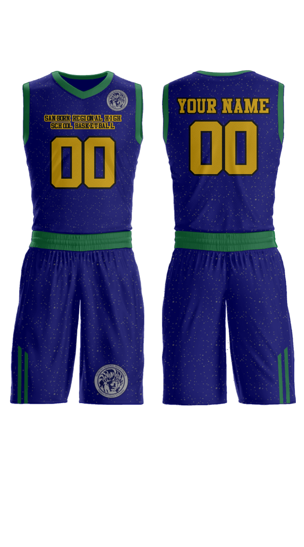 Womens Reversible Basketball Jersey, Sanborn Regional High School Basketball, Women's Basketball, Teamtime, Team time, sublimation, custom sports apparel, team uniforms, spirit wear, spiritwear, sports uniforms, custom shirts, team store, custom team store, fundraiser sports, apparel fundraiser