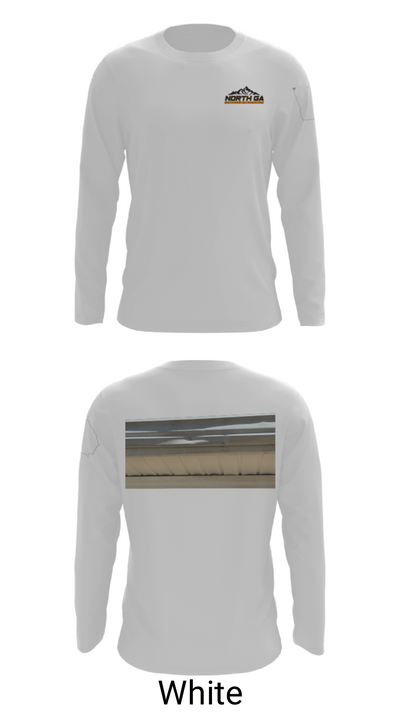 North GA Gutters And Roofing 8471021 Long Sleeve Performance Shirt - 4