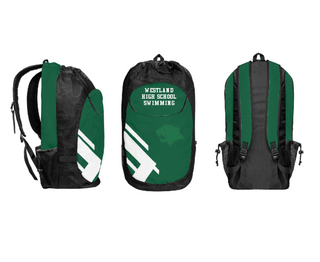 Gear Bag, Westland High School Swimming, Swimming, Teamtime, Team time, sublimation, custom sports apparel, team uniforms, spirit wear, spiritwear, sports uniforms, custom shirts, team store, custom team store, fundraiser sports, apparel fundraiser