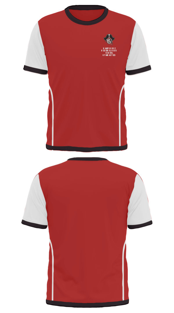 Short Sleeve Performance Shirt, Hampshire Regional High School Gymnastics, Spirit Store, Teamtime, Team time, sublimation, custom sports apparel, team uniforms, spirit wear, spiritwear, sports uniforms, custom shirts, team store, custom team store, fundraiser sports, apparel fundraiser