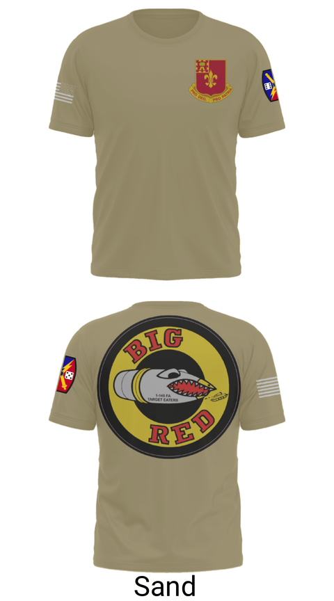 Short Sleeve Performance Shirt, 1-145 FA, National Guard, Teamtime, Team time, sublimation, custom sports apparel, team uniforms, spirit wear, spiritwear, sports uniforms, custom shirts, team store, custom team store, fundraiser sports, apparel fundraiser