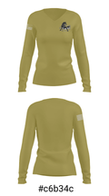 Sampson Middle School 1794361 Women's Long Sleeve V-neck Shirt - 20