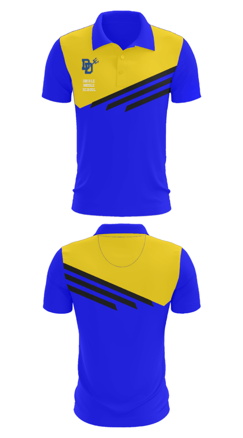 Short Sleeve Performance Polo, Dibble Middle School, Spirit Store, Teamtime, Team time, sublimation, custom sports apparel, team uniforms, spirit wear, spiritwear, sports uniforms, custom shirts, team store, custom team store, fundraiser sports, apparel fundraiser