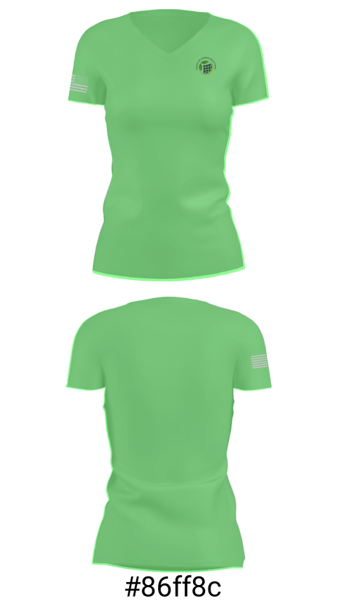 Women's Short Sleeve Vneck Shirt, Touch of power solutions, , Teamtime, Team time, sublimation, custom sports apparel, team uniforms, spirit wear, spiritwear, sports uniforms, custom shirts, team store, custom team store, fundraiser sports, apparel fundraiser