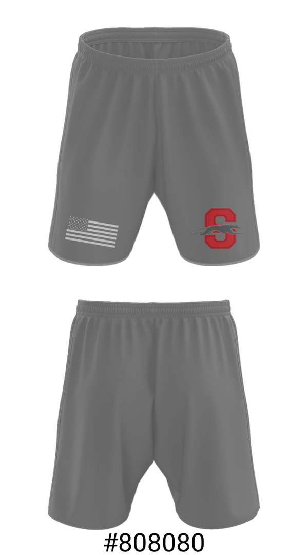 Athletic Shorts With Pockets, Shelby Senior High School Bowling, Bowling, Teamtime, Team time, sublimation, custom sports apparel, team uniforms, spirit wear, spiritwear, sports uniforms, custom shirts, team store, custom team store, fundraiser sports, apparel fundraiser