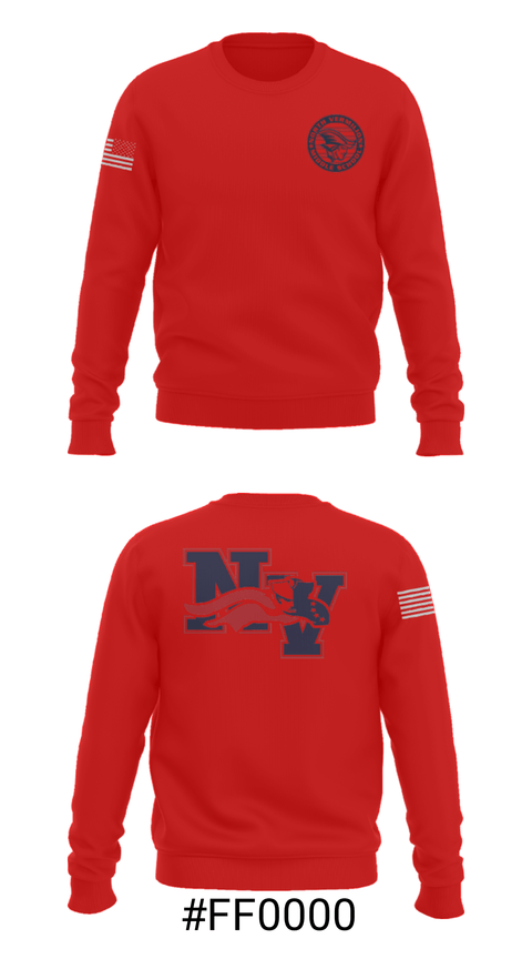 Crew Neck Sweatshirt, North Vermilion Middle School Basketball, Women's Basketball, Teamtime, Team time, sublimation, custom sports apparel, team uniforms, spirit wear, spiritwear, sports uniforms, custom shirts, team store, custom team store, fundraiser sports, apparel fundraiser