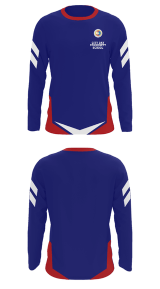Long Sleeve Performance Shirt, City Day Community School, Spirit Store, Teamtime, Team time, sublimation, custom sports apparel, team uniforms, spirit wear, spiritwear, sports uniforms, custom shirts, team store, custom team store, fundraiser sports, apparel fundraiser