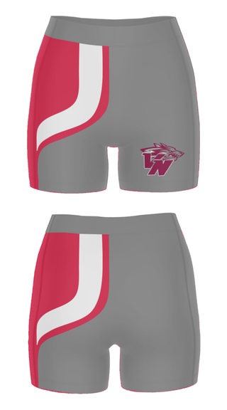 Women's Compression Shorts, Van Nuys High School Swimming, Swimming, Teamtime, Team time, sublimation, custom sports apparel, team uniforms, spirit wear, spiritwear, sports uniforms, custom shirts, team store, custom team store, fundraiser sports, apparel fundraiser