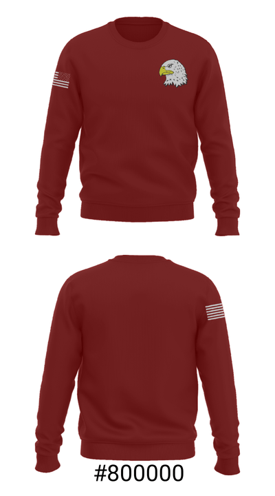 Ellicottville Central Middle School Basketball 75546804 Crew Neck Sweatshirt - 16