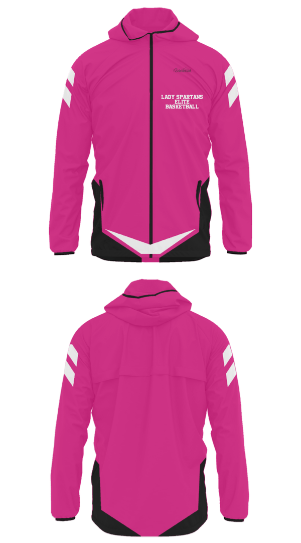 Windbreaker, Lady Spartans Elite Basketball, Men's Basketball, Teamtime, Team time, sublimation, custom sports apparel, team uniforms, spirit wear, spiritwear, sports uniforms, custom shirts, team store, custom team store, fundraiser sports, apparel fundraiser