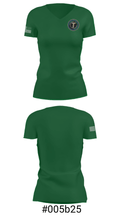 Taylor Career And Technical Center 41376508 Women's Short Sleeve V-neck Shirt - 21