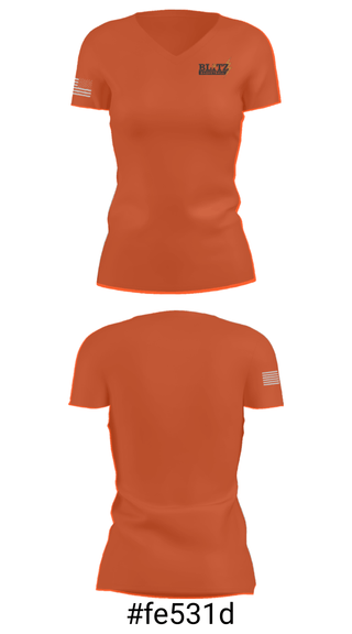 Women's Short Sleeve Vneck Shirt, Blitz Basketball, Men's Basketball, Teamtime, Team time, sublimation, custom sports apparel, team uniforms, spirit wear, spiritwear, sports uniforms, custom shirts, team store, custom team store, fundraiser sports, apparel fundraiser