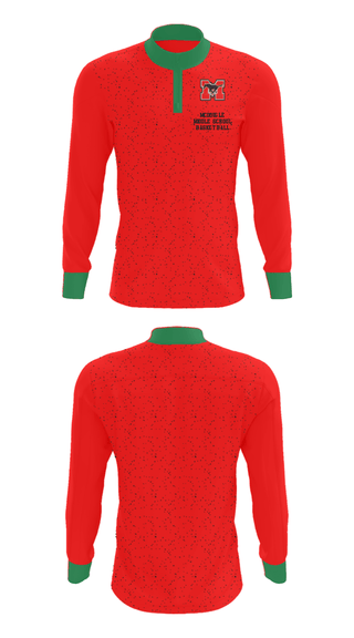 Quarter Zip Jacket, Mcdougle Middle School Basketball, Women's Basketball, Teamtime, Team time, sublimation, custom sports apparel, team uniforms, spirit wear, spiritwear, sports uniforms, custom shirts, team store, custom team store, fundraiser sports, apparel fundraiser