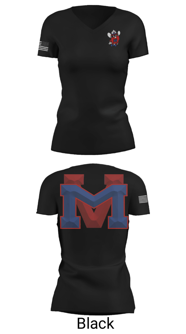 Women's Short Sleeve Vneck Shirt, Medicine Valley High School Wrestling, Wrestling, Teamtime, Team time, sublimation, custom sports apparel, team uniforms, spirit wear, spiritwear, sports uniforms, custom shirts, team store, custom team store, fundraiser sports, apparel fundraiser