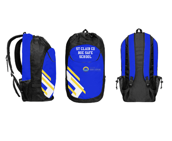 Gear Bag, St Clair Co Roe Safe School, Spirit Store, Teamtime, Team time, sublimation, custom sports apparel, team uniforms, spirit wear, spiritwear, sports uniforms, custom shirts, team store, custom team store, fundraiser sports, apparel fundraiser