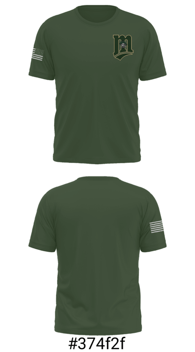 Monte Vista High School Basketball 17034184 Short Sleeve Performance Shirt - 19