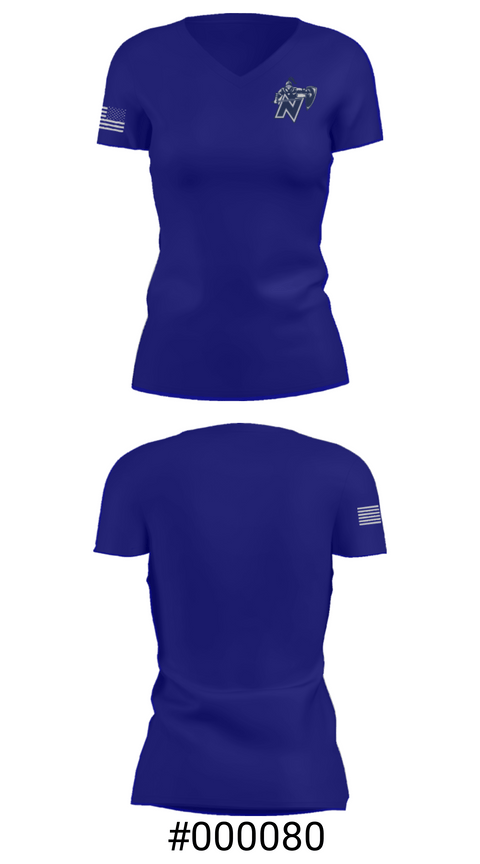 Women's Short Sleeve Vneck Shirt, Nicolet High School Basketball, Women's Basketball, Teamtime, Team time, sublimation, custom sports apparel, team uniforms, spirit wear, spiritwear, sports uniforms, custom shirts, team store, custom team store, fundraiser sports, apparel fundraiser
