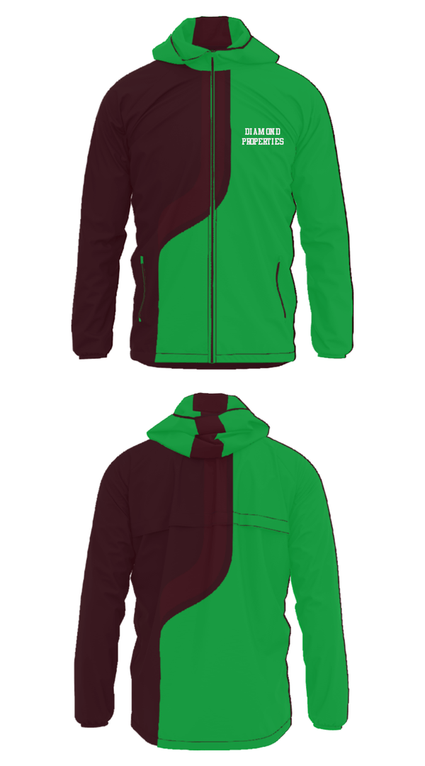 Windbreaker, Diamond Properties, Men's Basketball, Teamtime, Team time, sublimation, custom sports apparel, team uniforms, spirit wear, spiritwear, sports uniforms, custom shirts, team store, custom team store, fundraiser sports, apparel fundraiser