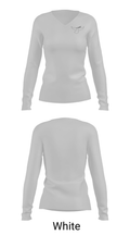 Restoration Ministries Christian Academy 64388011 Women's Long Sleeve V-neck Shirt - 6
