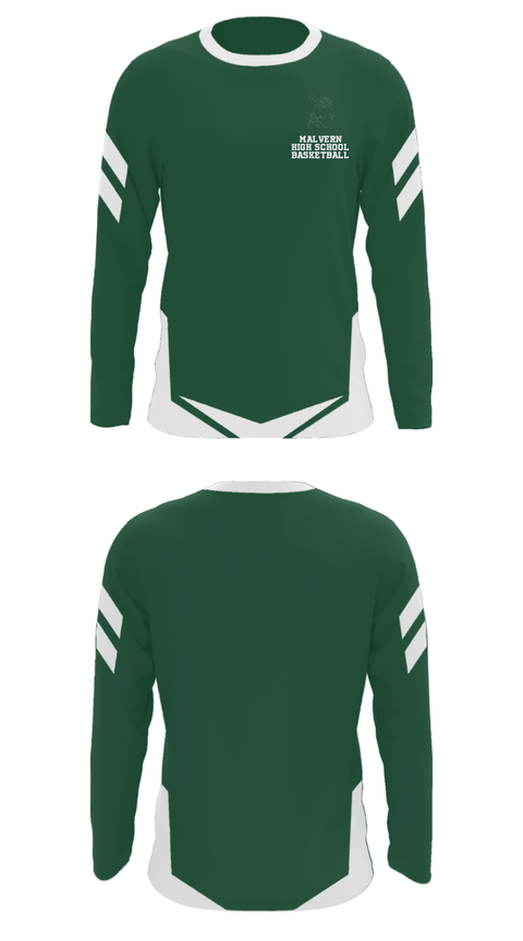 Long Sleeve Performance Shirt, Malvern High School Basketball, Women's Basketball, Teamtime, Team time, sublimation, custom sports apparel, team uniforms, spirit wear, spiritwear, sports uniforms, custom shirts, team store, custom team store, fundraiser sports, apparel fundraiser