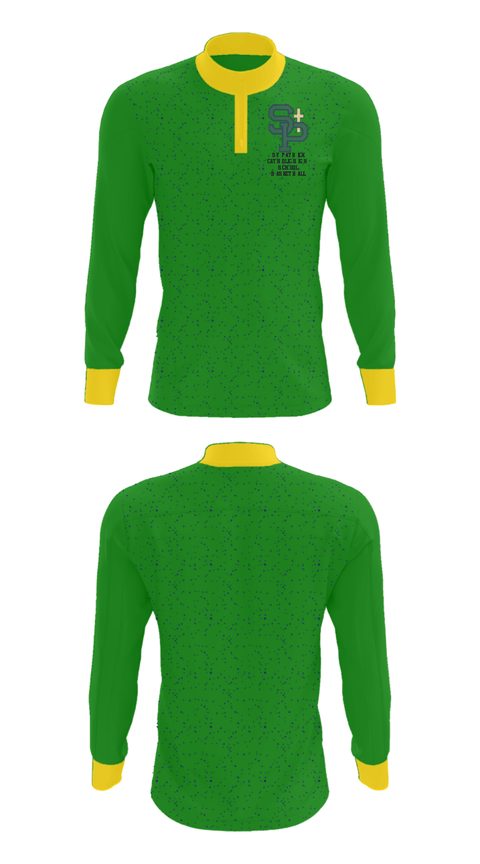 Quarter Zip Jacket, St Patrick Catholic High School Basketball, Men's Basketball, Teamtime, Team time, sublimation, custom sports apparel, team uniforms, spirit wear, spiritwear, sports uniforms, custom shirts, team store, custom team store, fundraiser sports, apparel fundraiser