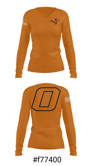 Women's Long Sleeve Vneck Shirt, Osseo High School Wrestling, Wrestling, Teamtime, Team time, sublimation, custom sports apparel, team uniforms, spirit wear, spiritwear, sports uniforms, custom shirts, team store, custom team store, fundraiser sports, apparel fundraiser