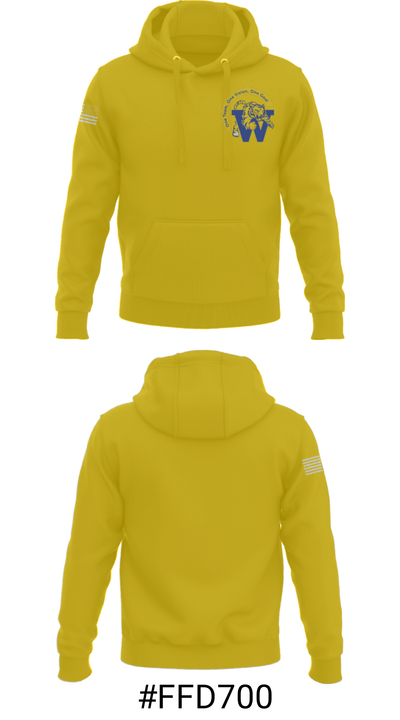 Warrensville Heights High School Basketball 82375030 Hoodie - 17