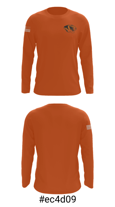 Olney Cubs Wrestling Club 30619543 Long Sleeve Performance Shirt - 18