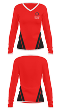 Cliffside Park High School Basketball 63669750 Women's Long Sleeve V-neck Shirt - 24