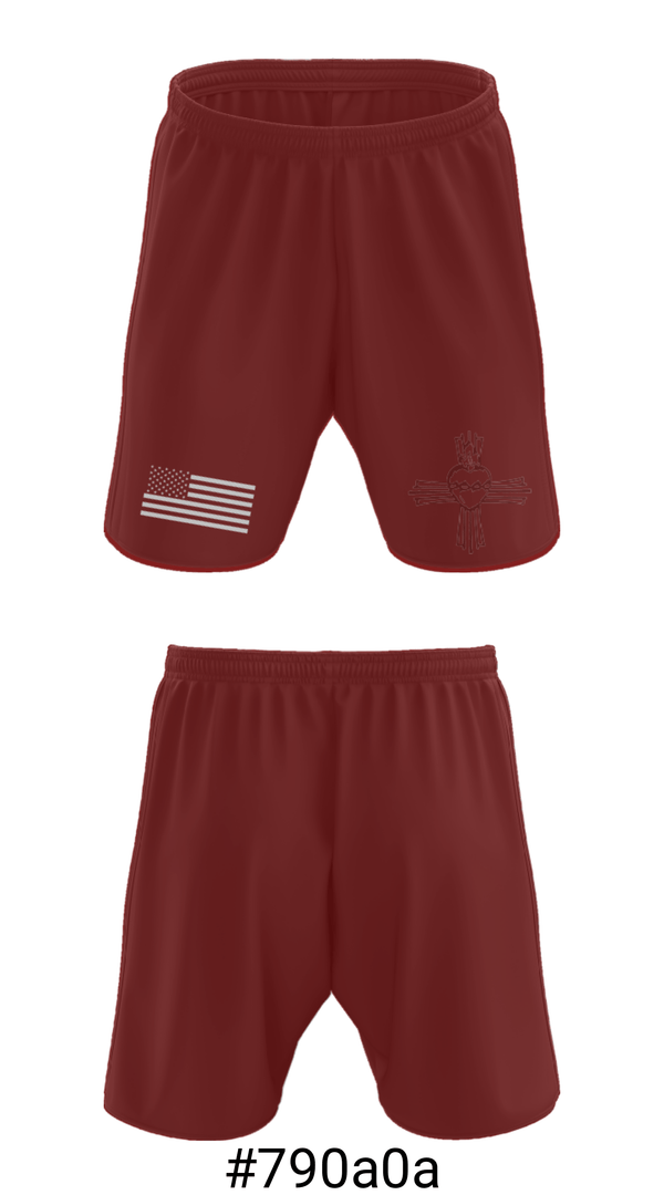 Athletic Shorts With Pockets, Sacred Heart of Jesus School, Spirit Store, Teamtime, Team time, sublimation, custom sports apparel, team uniforms, spirit wear, spiritwear, sports uniforms, custom shirts, team store, custom team store, fundraiser sports, apparel fundraiser