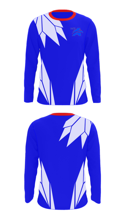 Long Sleeve Performance Shirt, Mt Ararat High School Swimming, Swimming, Teamtime, Team time, sublimation, custom sports apparel, team uniforms, spirit wear, spiritwear, sports uniforms, custom shirts, team store, custom team store, fundraiser sports, apparel fundraiser