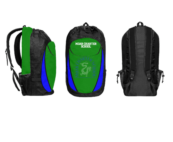 Gear Bag, Moab Charter School, Spirit Store, Teamtime, Team time, sublimation, custom sports apparel, team uniforms, spirit wear, spiritwear, sports uniforms, custom shirts, team store, custom team store, fundraiser sports, apparel fundraiser