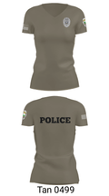 TAYLORSVILLE POLICE DEPARTMENT 5910107 Women's Short Sleeve V-neck Shirt - 36