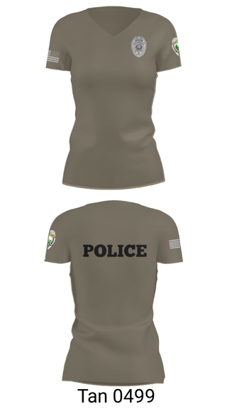 Women's Short Sleeve Vneck Shirt, , Police, Teamtime, Team time, sublimation, custom sports apparel, team uniforms, spirit wear, spiritwear, sports uniforms, custom shirts, team store, custom team store, fundraiser sports, apparel fundraiser