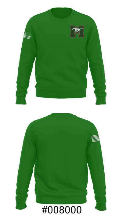 Marcellus Senior High School Basketball 87934930 Crew Neck Sweatshirt - 16