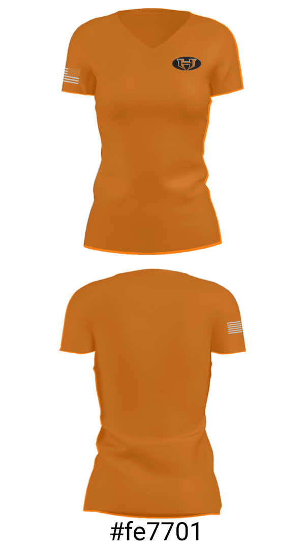 Women's Short Sleeve Vneck Shirt, Hillsboro High School Basketball, Men's Basketball, Teamtime, Team time, sublimation, custom sports apparel, team uniforms, spirit wear, spiritwear, sports uniforms, custom shirts, team store, custom team store, fundraiser sports, apparel fundraiser