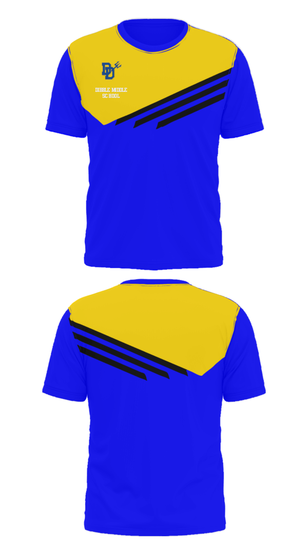 Short Sleeve Performance Shirt, Dibble Middle School, Spirit Store, Teamtime, Team time, sublimation, custom sports apparel, team uniforms, spirit wear, spiritwear, sports uniforms, custom shirts, team store, custom team store, fundraiser sports, apparel fundraiser