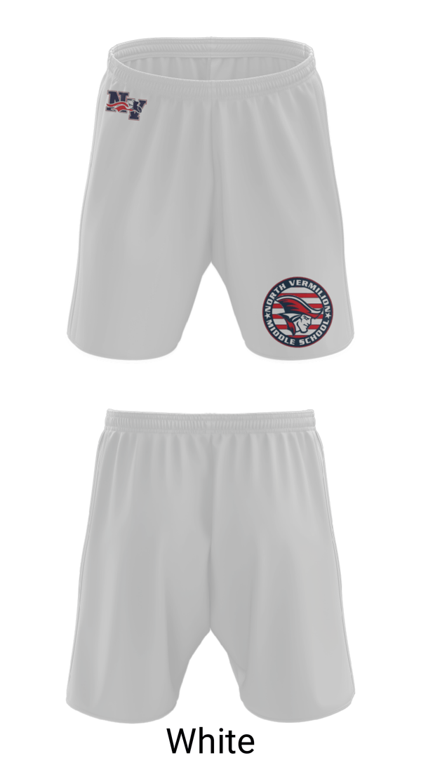 Athletic Shorts With Pockets, North Vermilion Middle School Basketball, Women's Basketball, Teamtime, Team time, sublimation, custom sports apparel, team uniforms, spirit wear, spiritwear, sports uniforms, custom shirts, team store, custom team store, fundraiser sports, apparel fundraiser