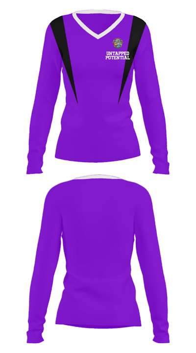 Untapped Potential 75952763 Women's Long Sleeve V-neck Shirt - 29