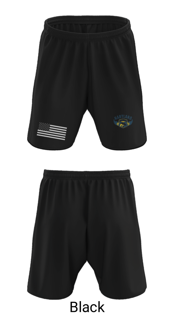 Athletic Shorts With Pockets, Hartland High School Hockey, Ice Hockey, Teamtime, Team time, sublimation, custom sports apparel, team uniforms, spirit wear, spiritwear, sports uniforms, custom shirts, team store, custom team store, fundraiser sports, apparel fundraiser